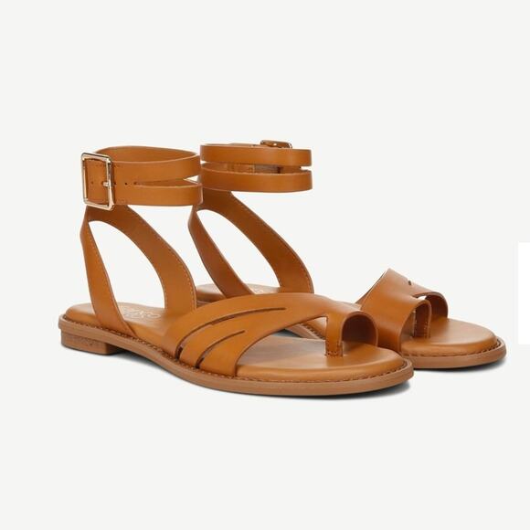 Sarto Greene Gladiator Sandal Mint 7M Worn Once Tan Color - Picture 6 of 7